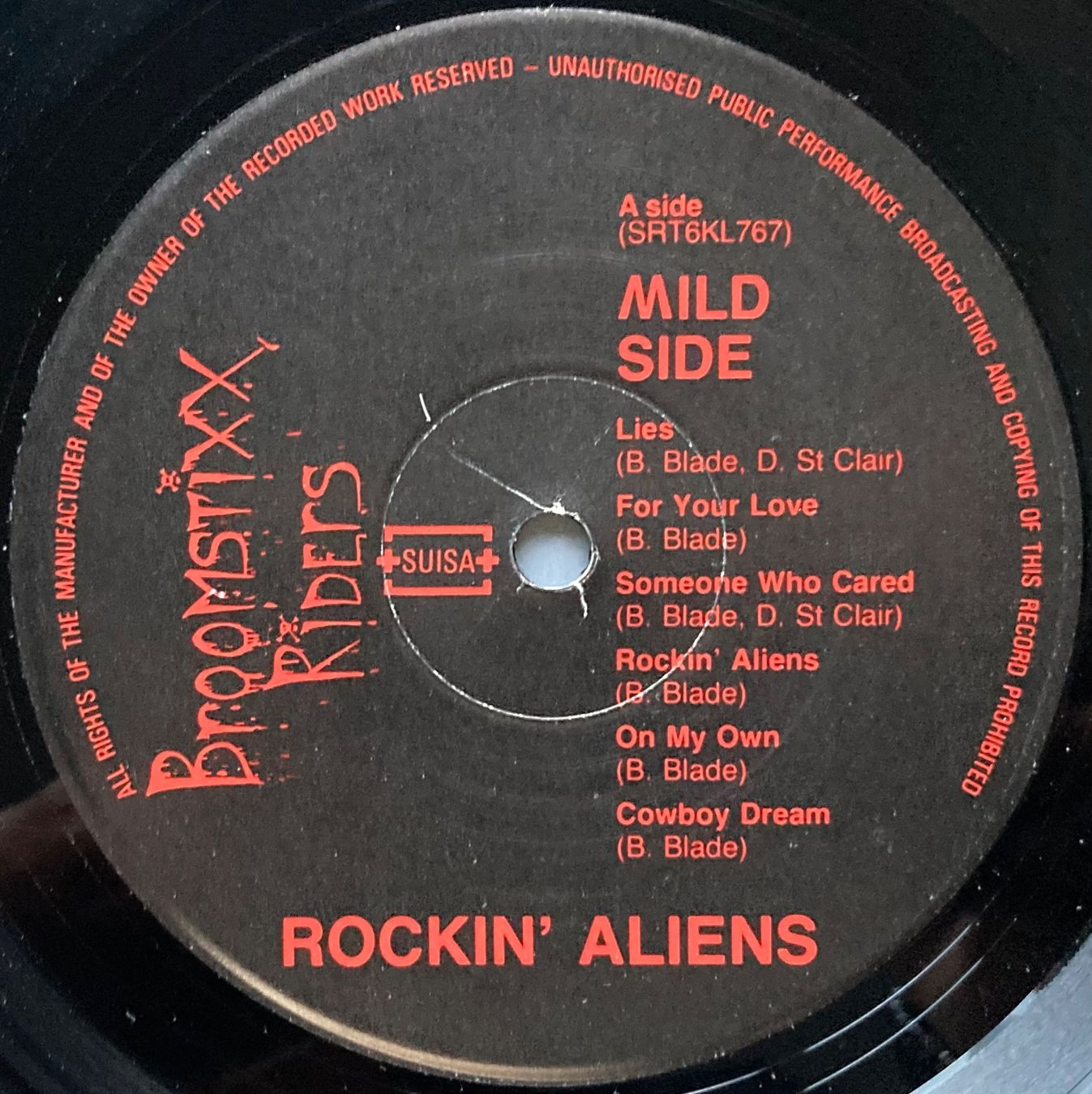 Schallplatten: BROOMSTIXX RIDERS - ROCKIN' ALIENS – Gebraucht aus Poliez-Pittet von Newtown-Records 2