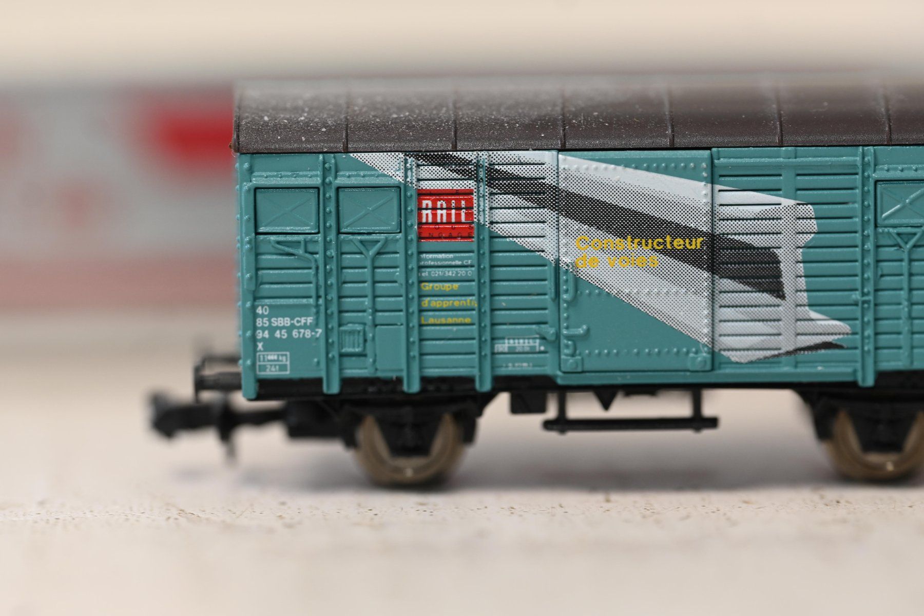 Hobbytrain Modellini di ferrovie: Güterwagen K3-GMS Hobbytrain Spur N mit OVP – Usato da Laupen ZH venduto da Zmoewe 1