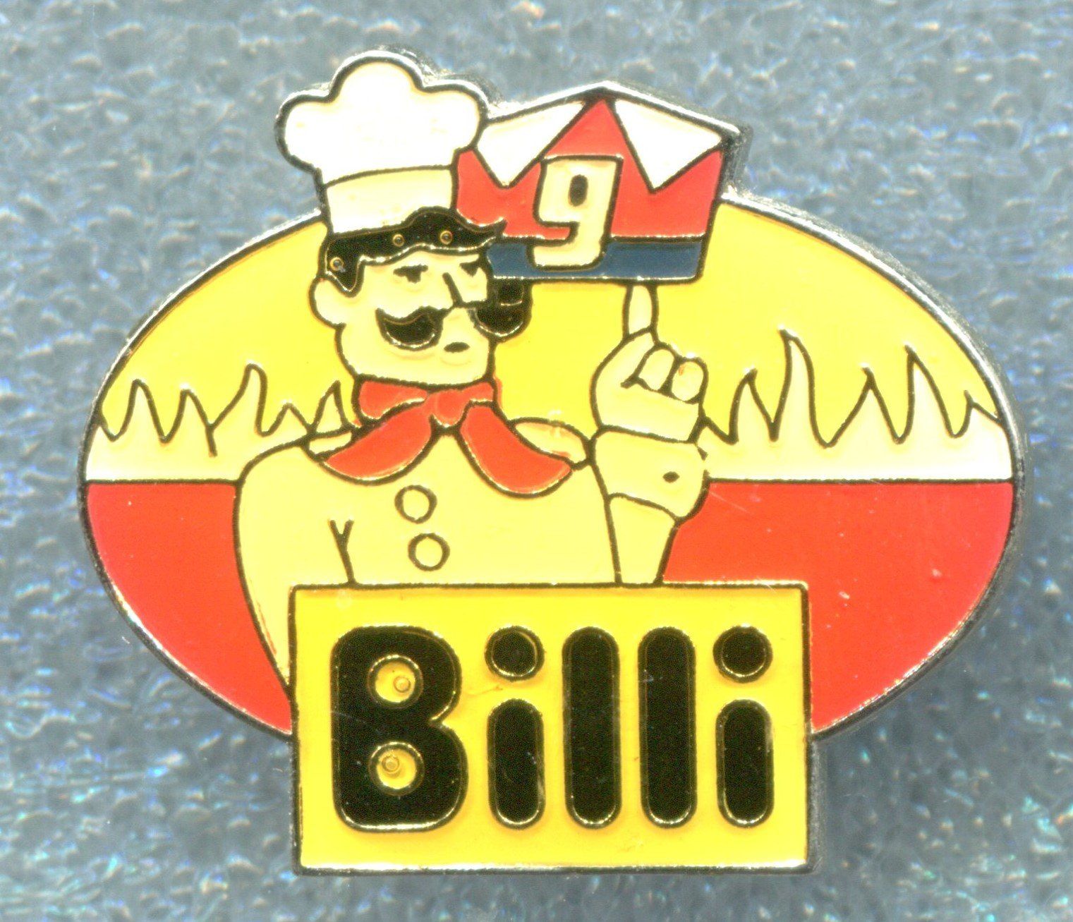 Plaketten & Abzeichen: Billi  PIZZA – Gebraucht aus Winterthur von Sammleroase