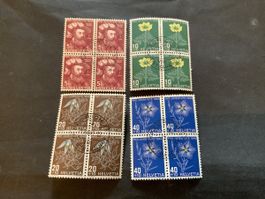 1949 PRO JUVENTUTE ERSTTAG ZENTRUMSSTEMPEL 