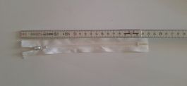 Reisverschluss 20cm weiss