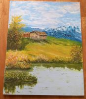 Gemälde Öl auf Leinen / Landschaftsbild