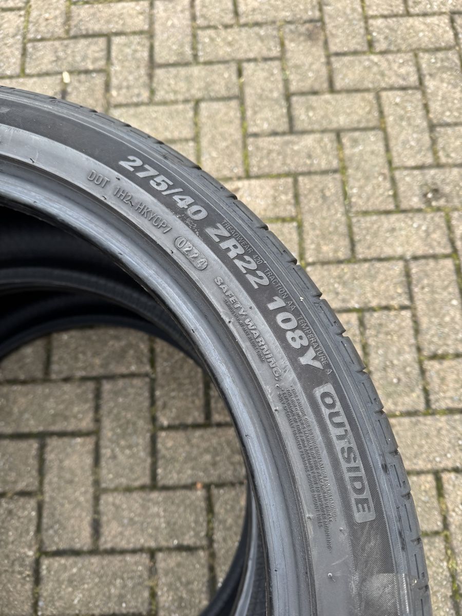 Pneumatici & Ruote complete: 275/40ZR22 Sommerreifen – Usato da Aristau venduto da 020214 3