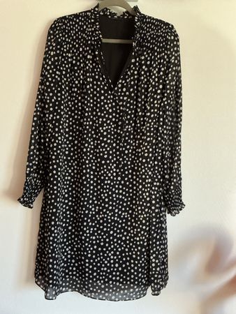 Robe IKKS Women noire à pois – taille L - neuve jamais porté