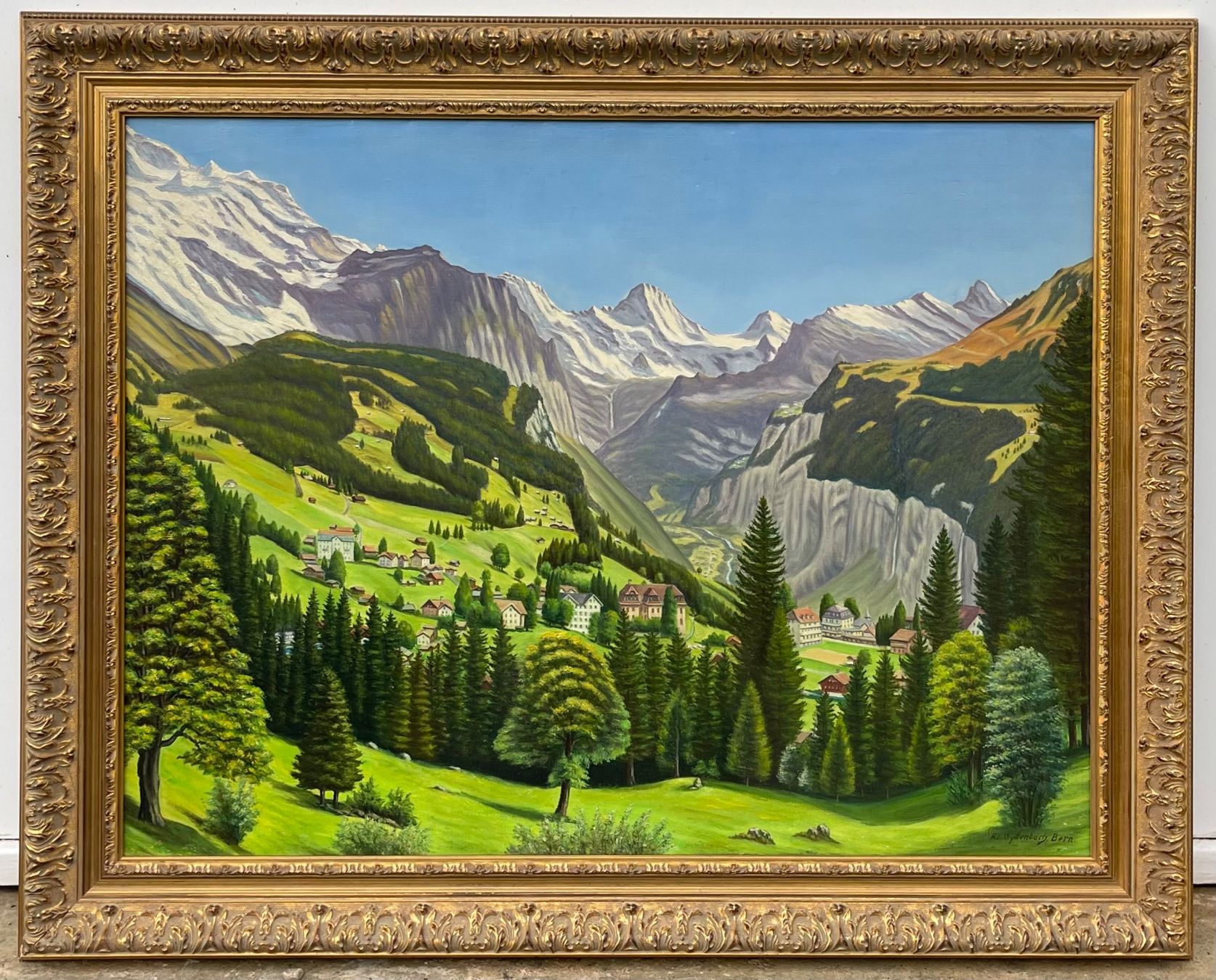 Dipinti: Wyttenbach Adolf (1875-1954) – Usato da Grosshöchstetten venduto da Perle1951