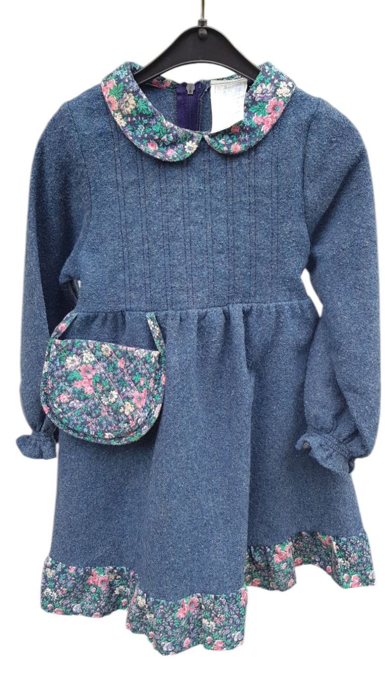 Kleider & Röcke: Kinderkleid Vintage 1970er Gr. 98 – Gebraucht aus Mörschwil von lindaswunderkiste