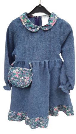 Kinderkleid Vintage 1970er Gr. 98