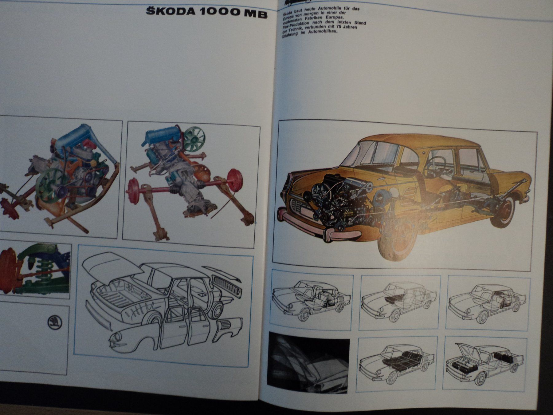 Skoda Documenti: Prospekt Skoda 1000 MB – Usato da Schwarzenburg venduto da modelCARama 4