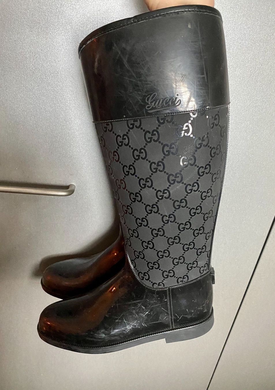 Gucci Scarpe da donna: Gucci GG Regenstiefel – Usato da Zürich venduto da NNK28 1