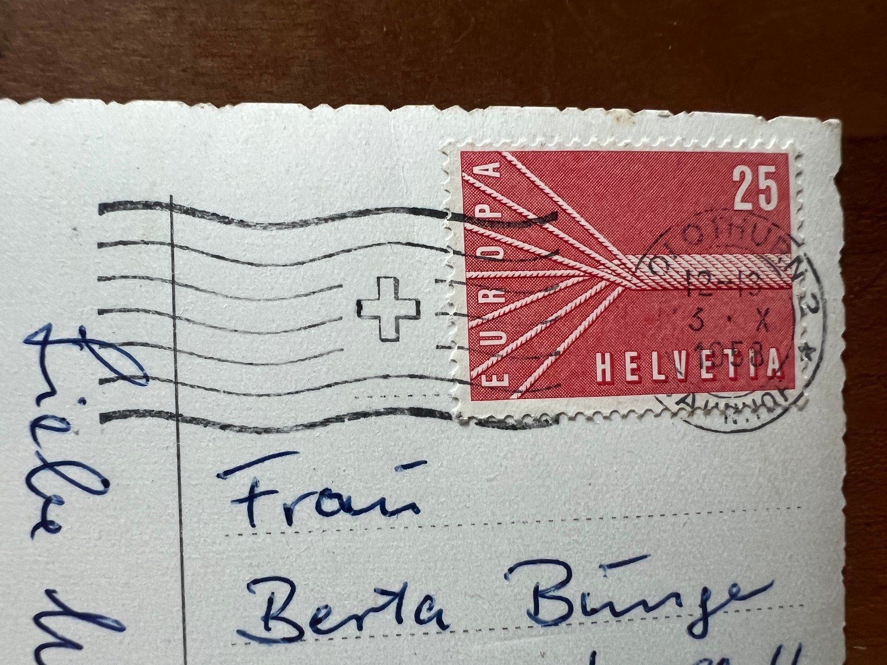 Ansichtskarten: AK 1958 Solothurn      (G2615) – Gebraucht aus Hinwil von Sidi4 1