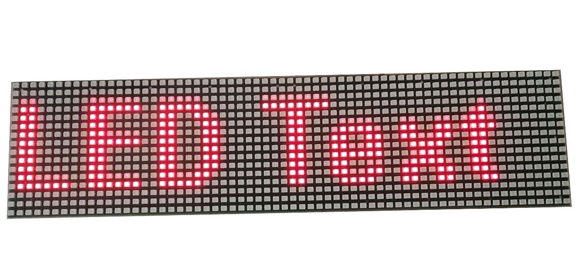 Componenti elettronici: LED Matrix Display 64x16 pixels color ROT 305x76 mm – Nuovo (secondo la descrizione) da Zurich venduto da led_matrix