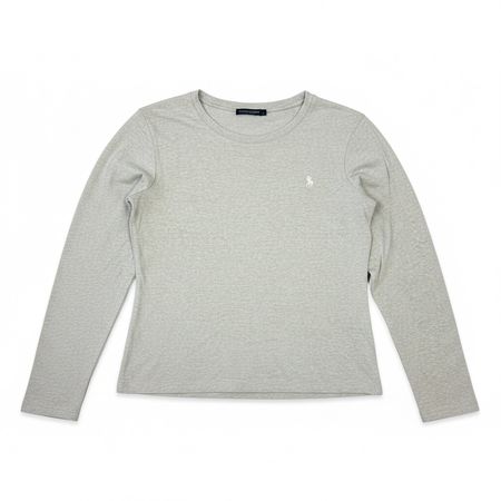 T-shirt manches longues Ralph Lauren sport gris - L femme