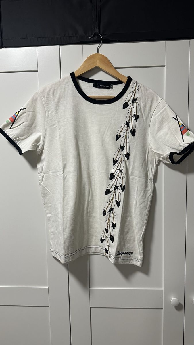 T-shirt: Dsquared Shirt M L T-Shirt washed destroyed boho – Usato da Stetten AG venduto da rai_hy6h