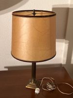 Vintage Tischlampe mit Papierschirm