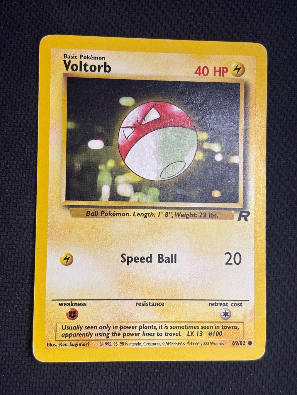 Pokémon Cartes à collectionner: Pokemon Voltorb 69/82 WOTC Team Rocket EN – D'occasion à St. Gallen par KantoKarten
