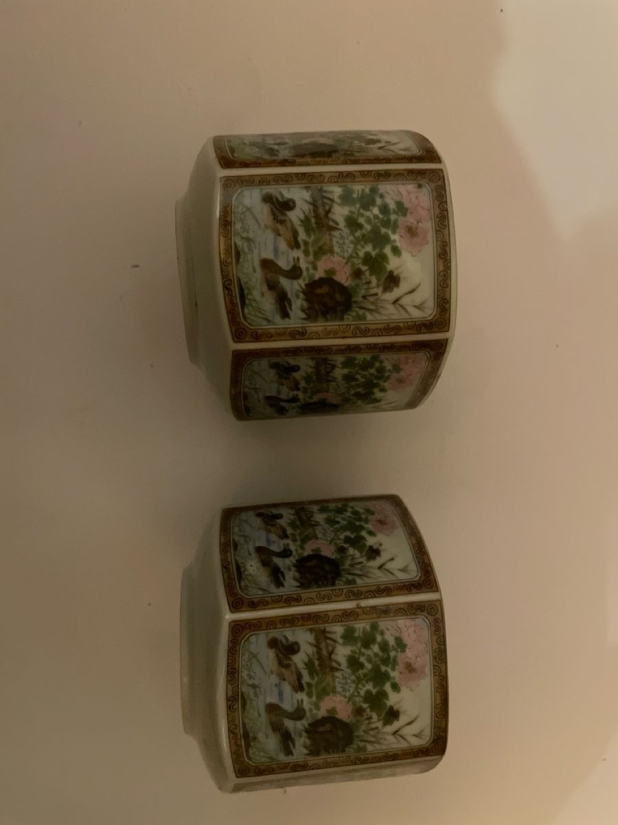 Set di piatti: Tee-Set, Teekanne mit 7 Tassen – Usato da Schaffhausen venduto da Kolibri023 4