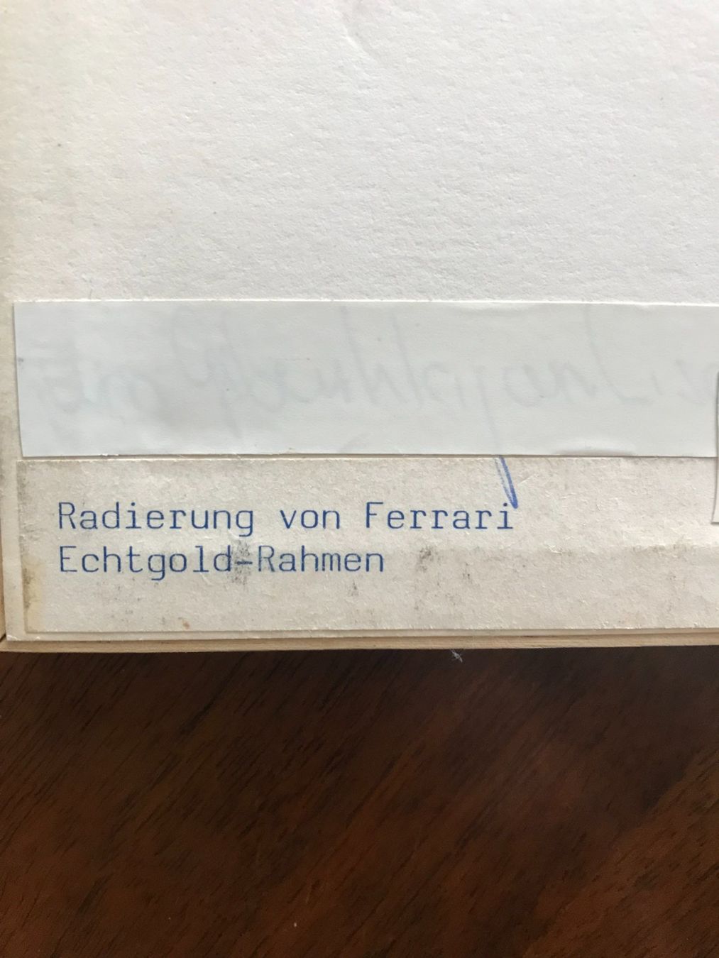 Poster & Bilder: Radierung von Giorgio Ferrari – Gebraucht aus Solothurn von JudithH02 1