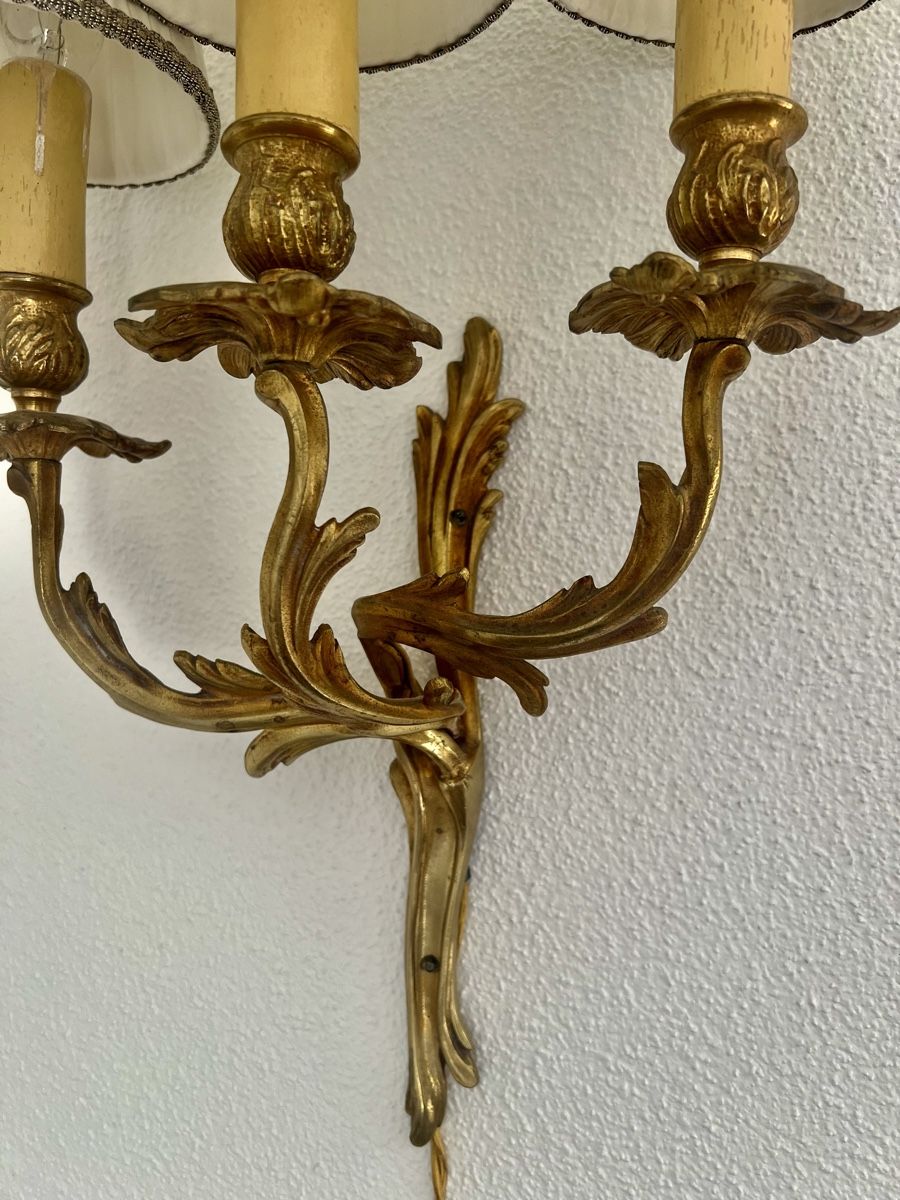 Lampen: Antique wand lampe 3 arme – Gebraucht aus Mehlsecken von Reymau 3