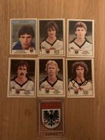 FC Aarau 6 Autogramme auf Paninibildern 1982 + 83