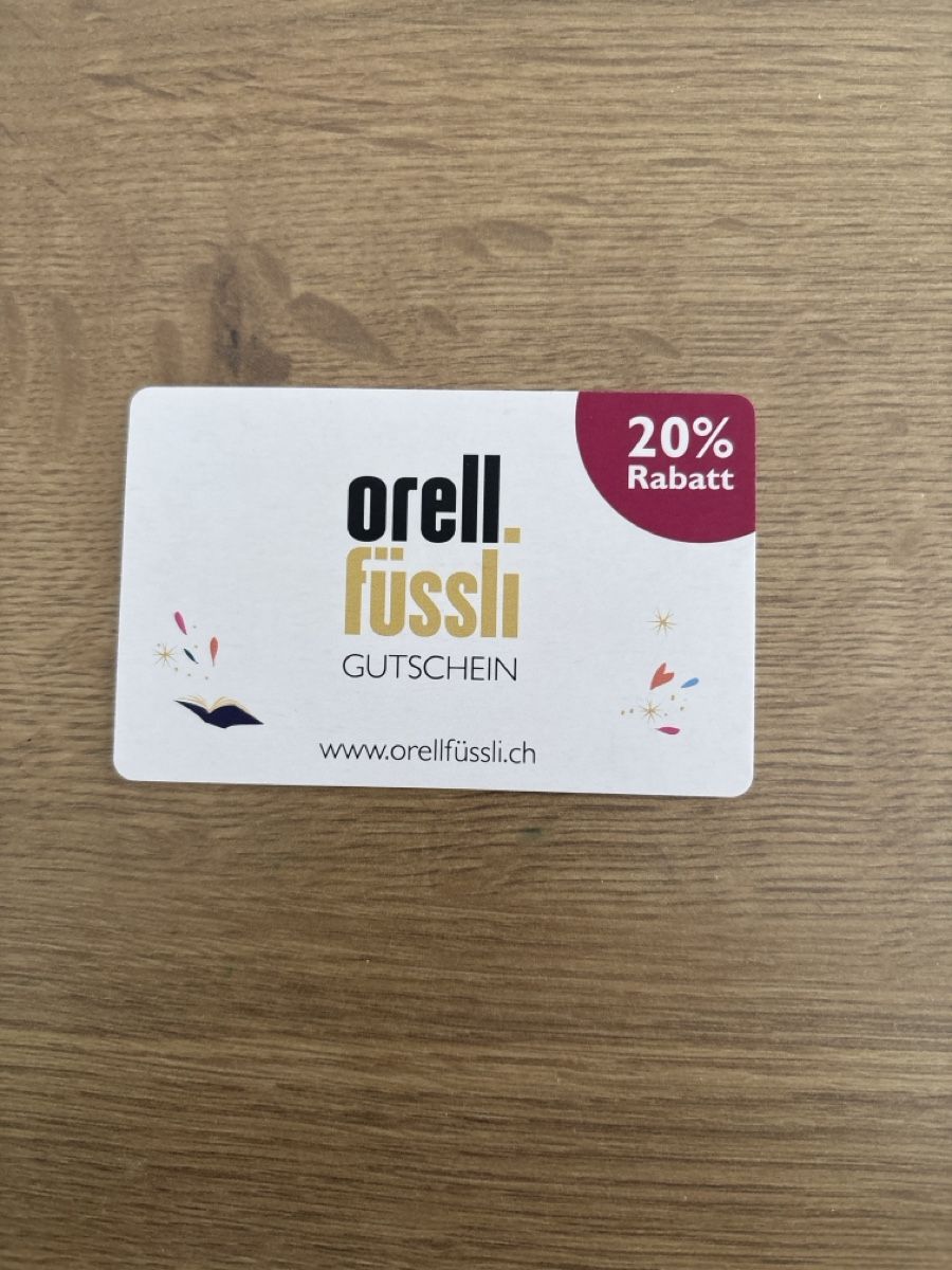 Buoni: Orell Füssli Gutschein 20% Rabatt – Nuovo (secondo la descrizione) da Niederwil AG venduto da pat_l6fn