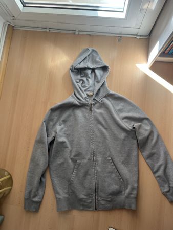 Vintage Carhartt Kapuzenpullover mit Reisverschluss, grau