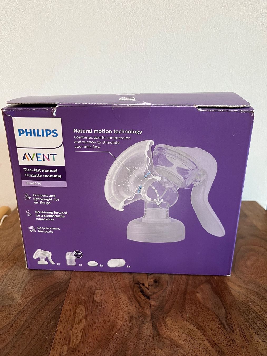 Philips Accessori per l’allattamento: PHILIPS AVENT Natural manuelle Milchpumpe – Usato da Zürich venduto da StellaKar 1