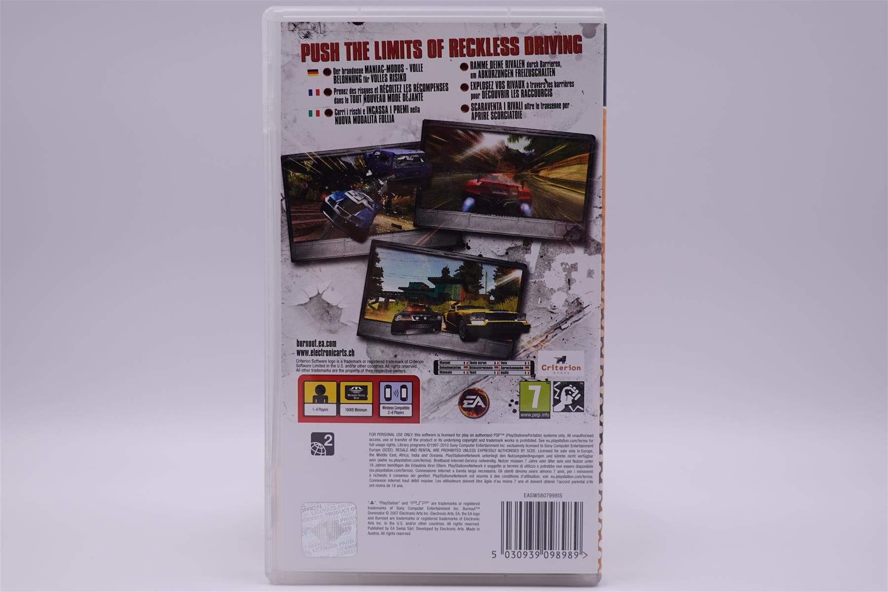 Sony Giochi: Burnout Dominator (PSP) – Usato da Herisau venduto da ZelliZone 1