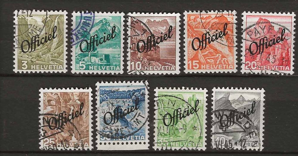 Off46 - Officiel no 46-53 obl. (D'occasion) à Trélex pour CHF 3 – avec ...