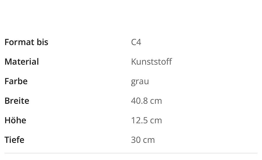 Leitz Raccoglitori: 4 Stk. neue LEITZ Ablagekorb Sorty, A4/C4 quer, grau – Usato da Necker venduto da liq24 5