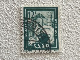 SAAR Briefmarke