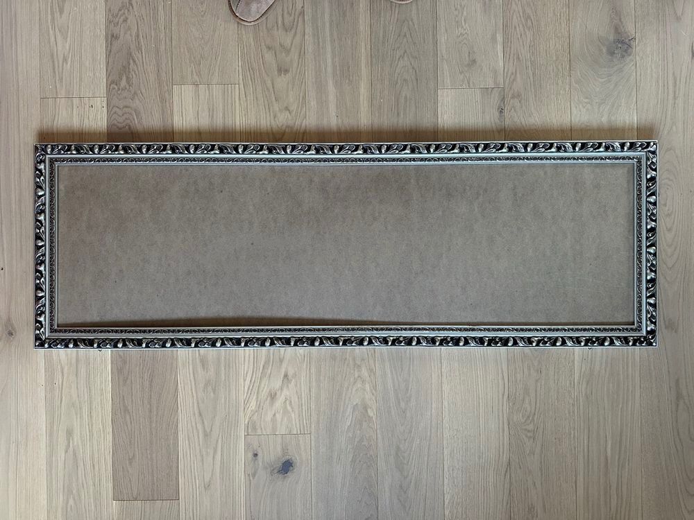 Cornici: Dekorativer Bilderrahmen Silberoptik, 50 × 150 cm – Usato da Mägenwil venduto da Mitral32