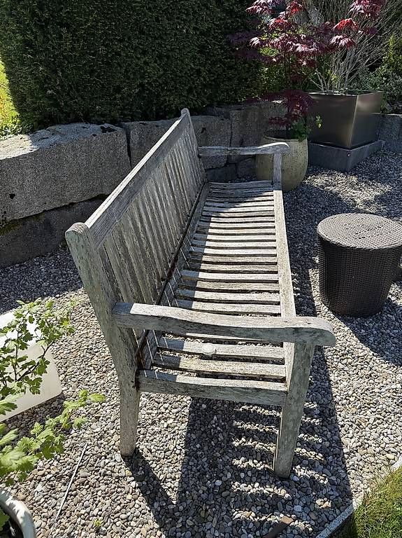 Pfister Panchine: Holzbank aus Teakholz – Usato da Bergdietikon venduto da ulr_r9x5 1