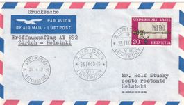 Erstflug Finnair Zürich - Helsinki 1960