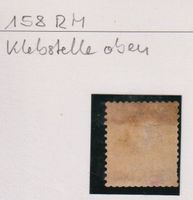 Rollenmarke 158 RM, Briefausschnitt