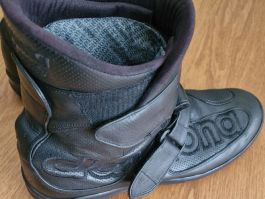 Daytona Motorradstiefel schwarz Grösse 45 Leder