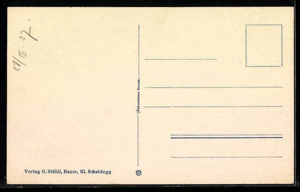 Cartoline postali: Eigergletscher, Ansicht mit Bergsteigern – Usato da Berlin venduto da bartko-reher 1