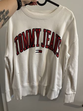 Sweatshirt Tommy Jeans weiss Grösse L 