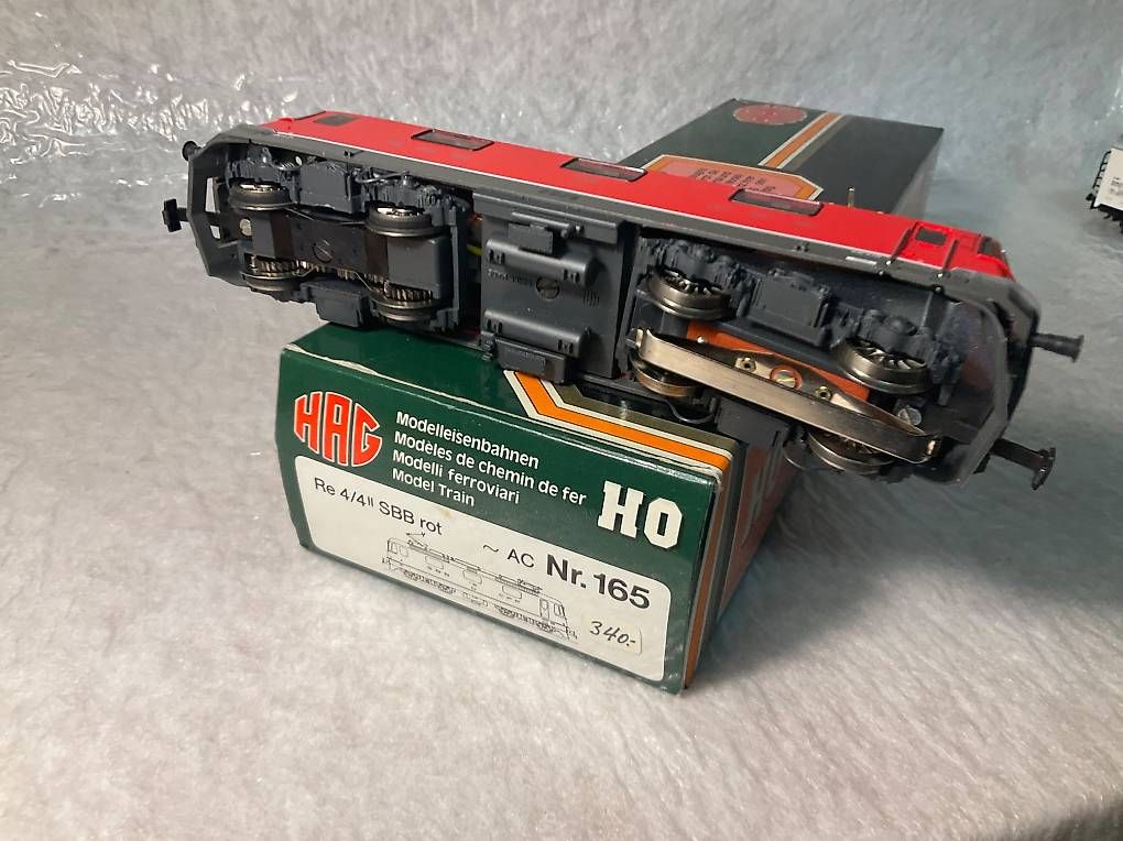 Hag Modelleisenbahnen: Re 4/4 II  Nr. 165 – Neu (gemäss Beschreibung) aus Wald ZH von Sbbemilio 4
