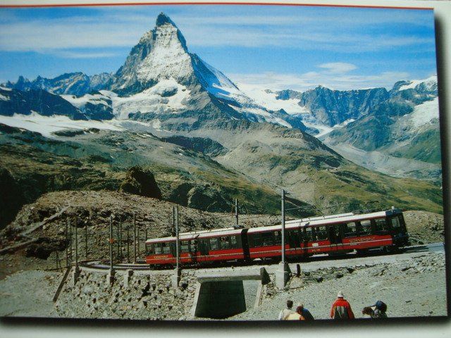 Cartoline postali: GGB Gornergratbahn und Matterhorn – Nuovo e nell'imballaggio originale da Thun venduto da Abigboss