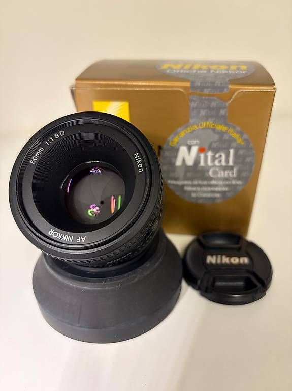 Nikon Obiettivi: Nikon AF NIKKOR 50mm 1:1.8 D – Usato da Mendrisio venduto da MarA_82