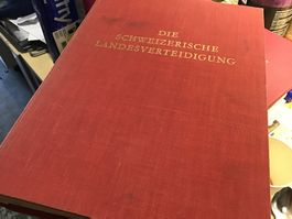 Schweizer Landesverteidigung - Historisches Buch (1958)