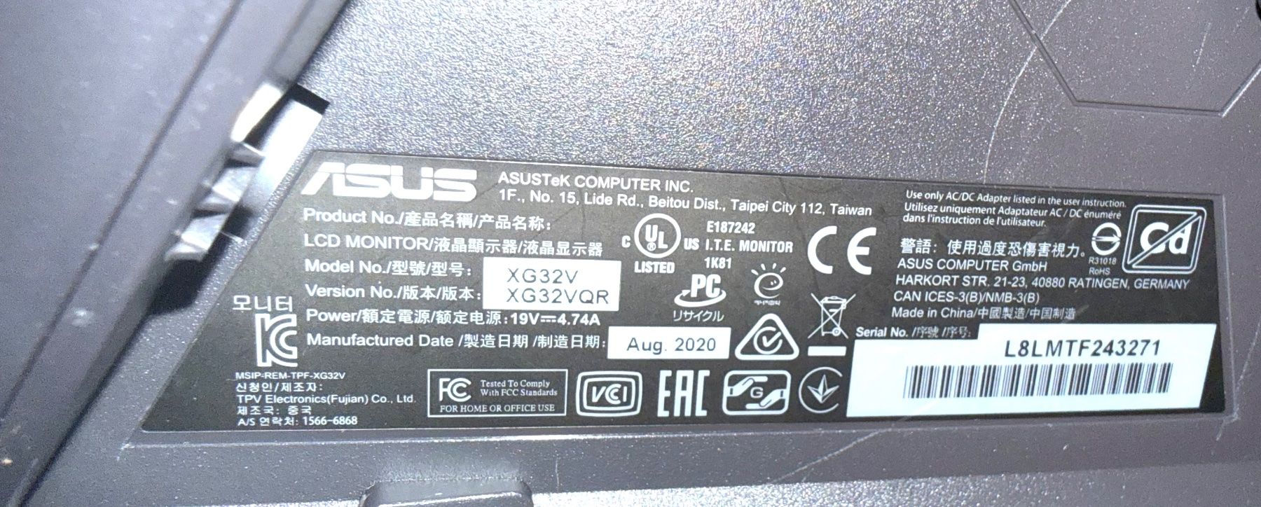 Asus Ecrans: ASUS ROG STRIX XG32VQR – D'occasion à Yverdon-les-Bains par Fijo-rc 7