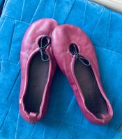 Adorables Ballerines El Naturalista cuir bordeaux prune t.37
