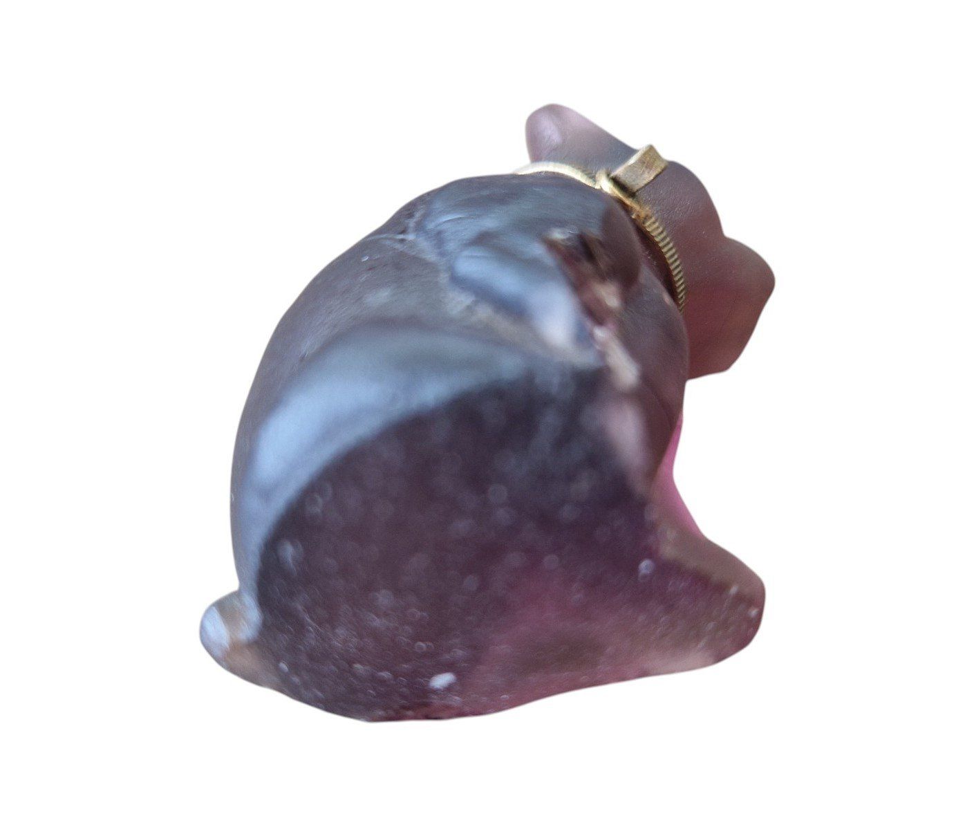 Statuette: antike Figur Bulldogge Amethyst-Glas – Usato da Mörschwil venduto da wunderkiste44 8