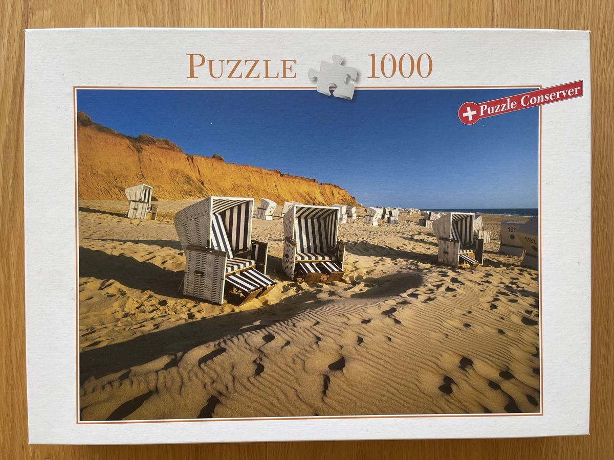 Puzzle: Puzzle 1000 Teile Strandidylle – Usato da Glattfelden venduto da Schmoni18
