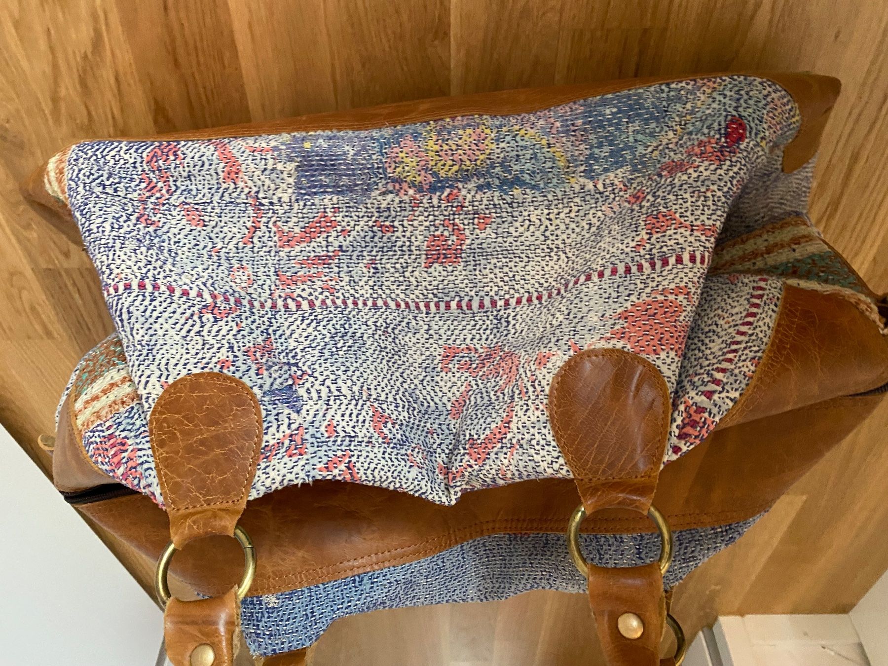 Sacs: Weekender Grosse Tasche Stoff Leder – D'occasion à Killwangen par Fefy 3