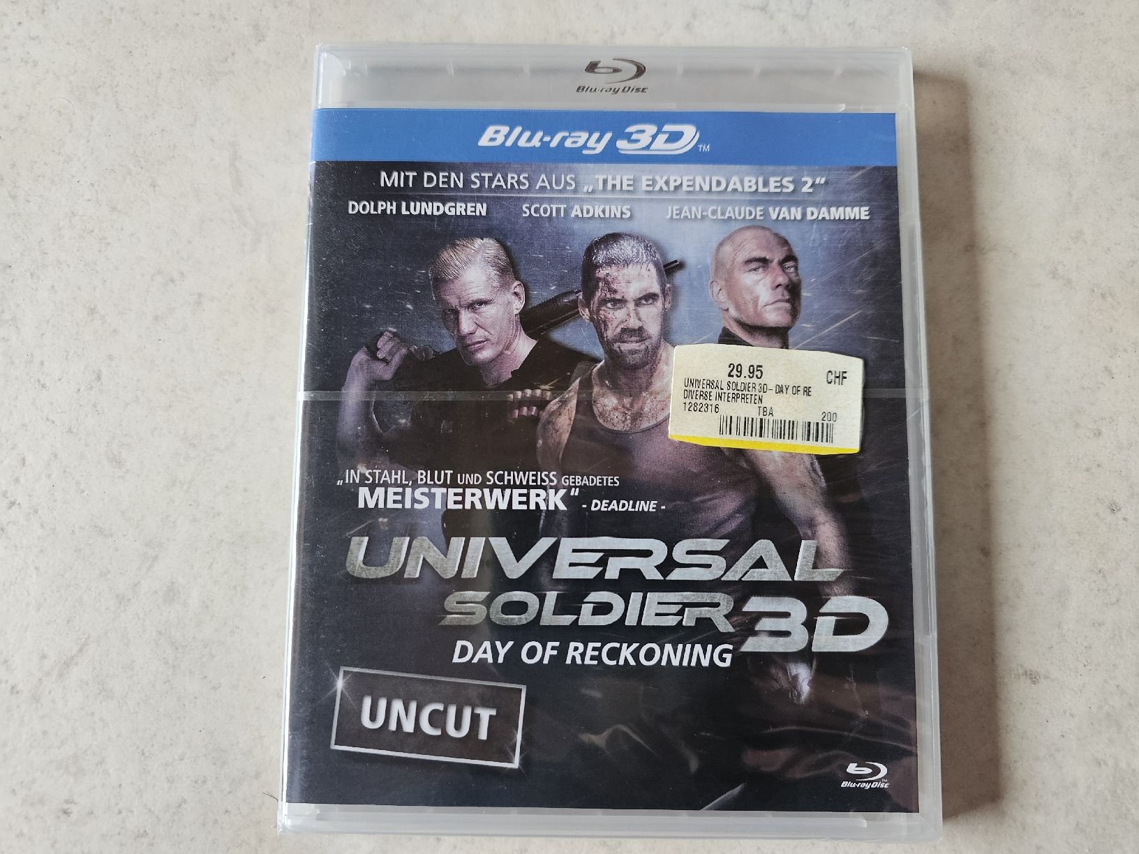 Tutti i DVDs: Universal Soldier  -  Bluray 3D Fabrikneu – Nuovo e nell'imballaggio originale da Schneisingen venduto da backstore24