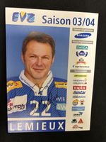 Claude Lemieux EVZ NHL Autogrammkarte 