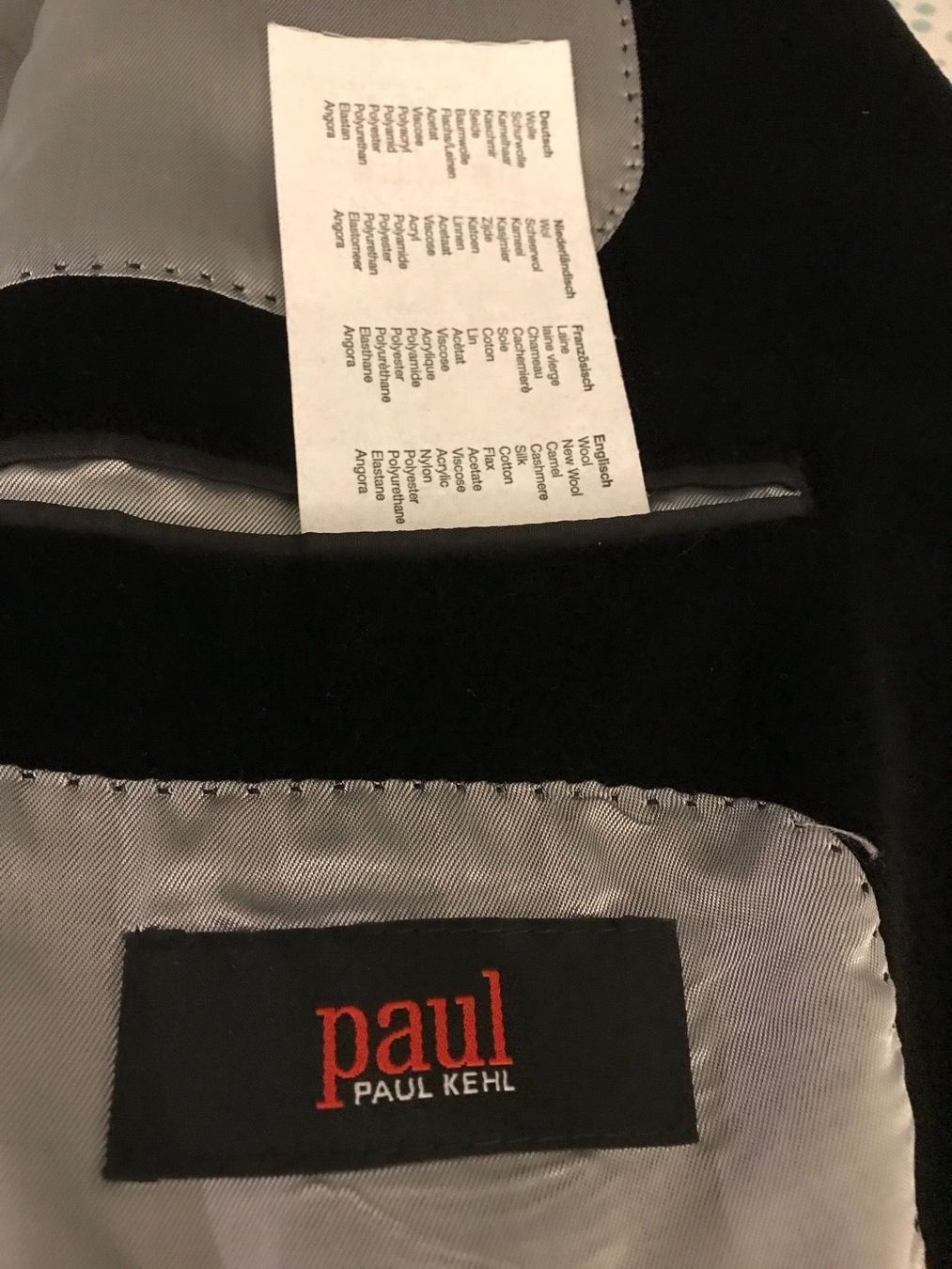 Paul Kehl Completi: PAUL KEHL HERREN ANZUGJACKE – Usato da Zürich venduto da heb_c9cj 2