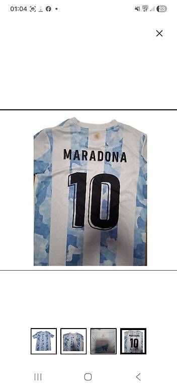 Canottiere & Pantaloni: Maradona Trikot Argentinien – Usato da Wetzikon ZH venduto da cet_6fbf 3